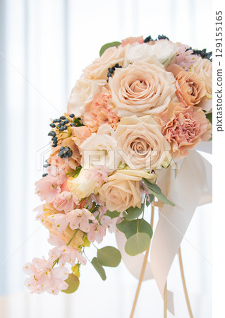 粉紅櫻花花束可提升您的愛情運 129155165