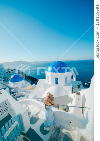 Beautiful landscape of Santorini 129155991