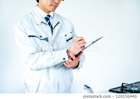 工作服的商人 工作服的商人 129156440