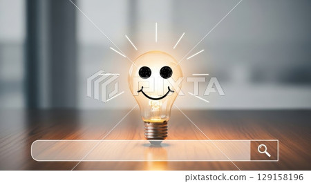 concept of lightbulb 129158196