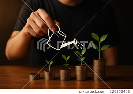 business investment for growth concept 129158406