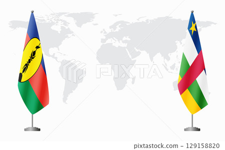New Caledonia and Central African Republic flags for official me 129158820