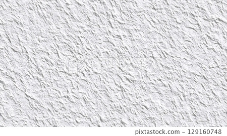 A seamless white texture resembling crumpled paper. Ideal for backgrounds or abstract designs. Seamless tile. 129160748