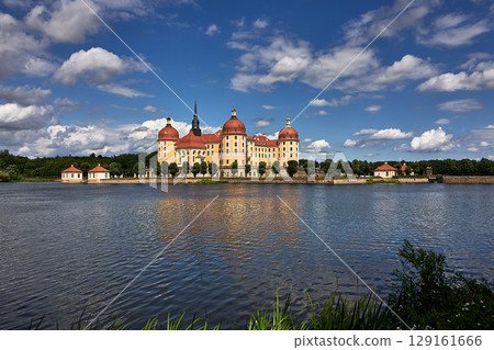fairytale castle Moritzburg near Dresden in saxony fairytale castle Moritzburg near Dresden in saxony 129161666