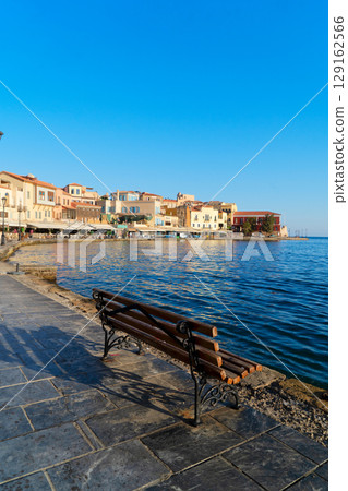 venetian habour of Chania, Crete, Greece 129162566