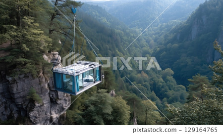 懸浮在森林中的飯店房間，可欣賞壯麗景色 129164765