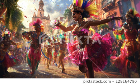 Brazil's passionate samba carnival 129164780