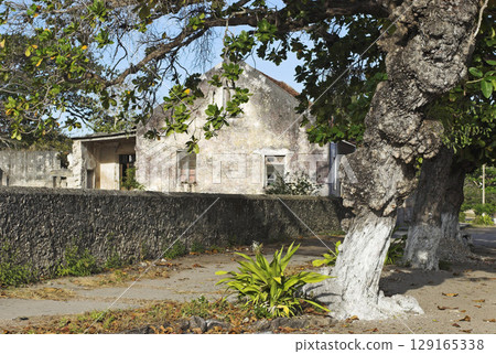 Architecture in the ghost town of Ibo Island, Quirimbas islands, Mozambique, Africa Architecture in the ghost town of Ibo Island, Quirimbas islands, Mozambique, Africa 129165338