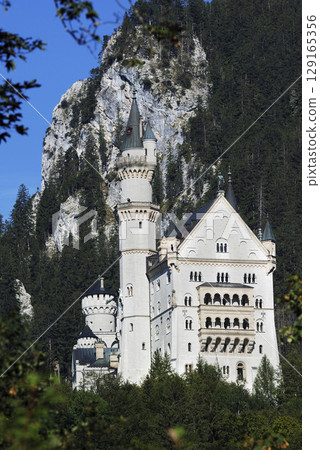 Neuschwanstein Castle, Allgaeu, Bavaria, Germany Neuschwanstein Castle, Allgaeu, Bavaria, Germany 129165356