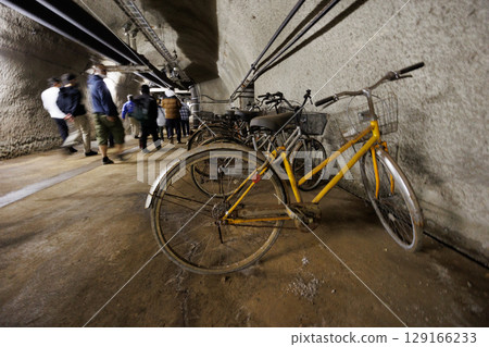 Bicycle experience in the mine Bicycle experience in the mine 129166233