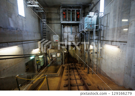 Experience tunnel cable car entrance 129166279