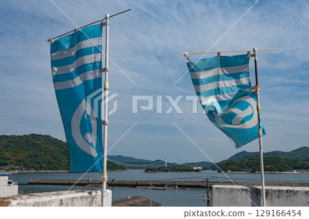 從今治村上海賊博物館看到的野島城 129166454