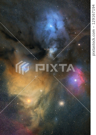 Nebulae near Antares 129167194