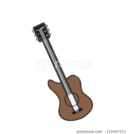 guitar musical instrument simple guitar musical instrument simple 129167321