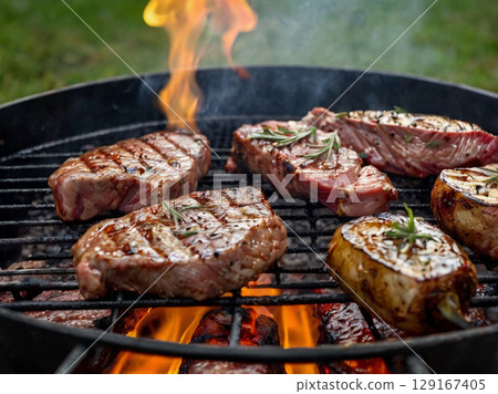 Cooking with sufficient heat 129167405