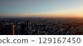 東京都廳舍的日落景觀 129167450