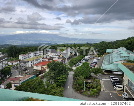 Ikaho Hot Springs Town and Mount Narukami Ikaho Hot Springs Town and Mount Narukami 129167462