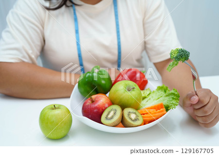 Diet healthy food eating for good health. Diet healthy food eating for good health. 129167705