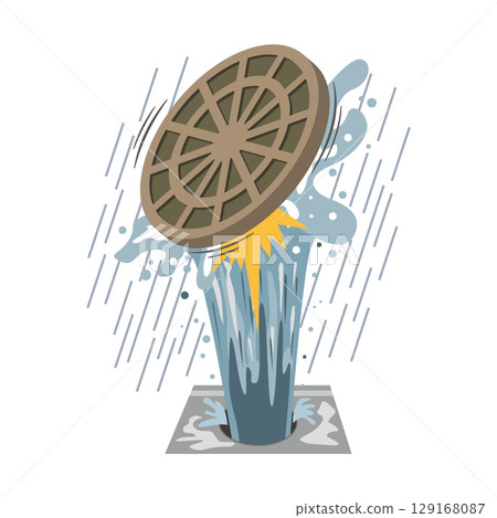 井蓋被吹走 井蓋被吹走 129168087