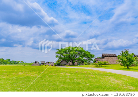 [Saga Prefecture] Yoshinogari ruins - Children on a field trip 129168780