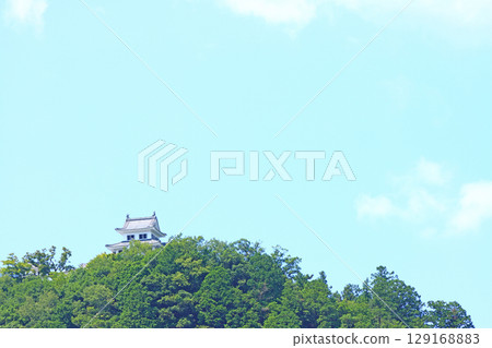 岐阜縣上市郡上八幡城風景 岐阜縣上市郡上八幡城風景 129168883