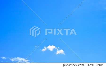 Blue sky and cloud image 129168904