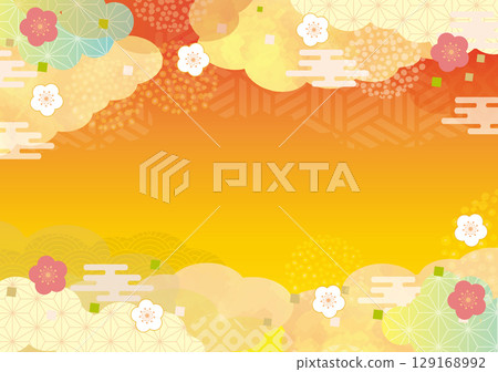 Stylish Japanese-style frame Stylish Japanese-style frame 129168992