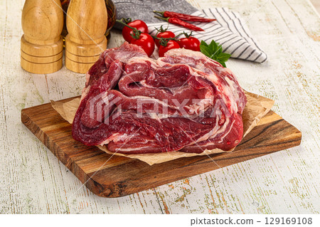 Raw beef meat for cooking 129169108