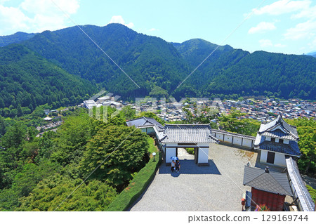 Gujo City, Gifu Prefecture, as seen from Gujo Hachiman Castle Gujo City, Gifu Prefecture, as seen from Gujo Hachiman Castle 129169744