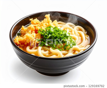 noodles with meat in soup noodles with meat in soup 129169782
