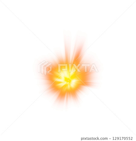 Red explosion effect with transparent background Red explosion effect with transparent background 129170552