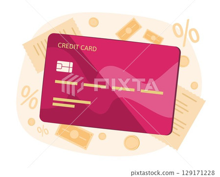 Credit Card Payment for Financial and Card Payment Concept Illustration Clip Art Credit Card Payment for Financial and Card Payment Concept Illustration Clip Art 129171228