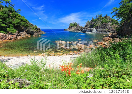 [島根縣] 晴天的隱岐島（道後）淨土浦海灘 129171438