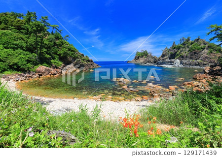 [島根縣] 晴天的隱岐島（道後）淨土浦海灘 129171439
