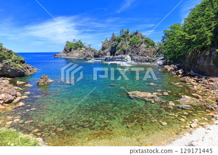 [島根縣] 晴天的隱岐島（道後）淨土浦海灘 129171445