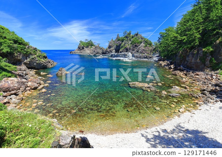 [島根縣] 晴天的隱岐島（道後）淨土浦海灘 129171446