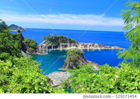 【島根縣】晴天的隱岐島淨土浦海中公園（道後島） 129171454