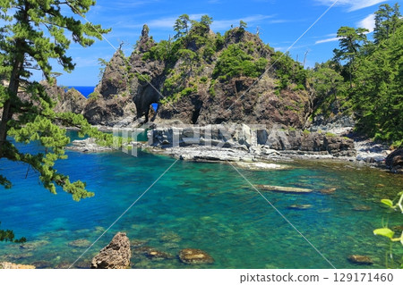 [島根縣] 晴天的隱岐島（道後）淨土浦海灘 129171460