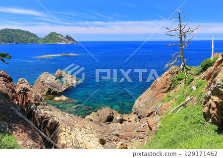 [島根縣] 晴天的隱岐島（道後）淨土浦海灘 129171462