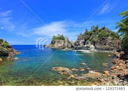 [島根縣] 晴天的隱岐島（道後）淨土浦海灘 129171463