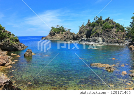 [島根縣] 晴天的隱岐島（道後）淨土浦海灘 129171465