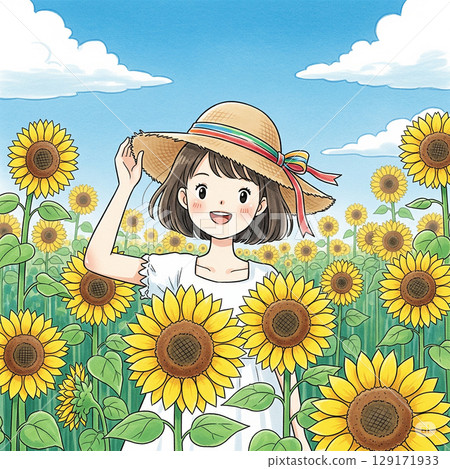 Straw Hat and the Gift of the Sun Straw Hat and the Gift of the Sun 129171933