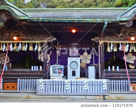 Imai Gion Susa Shrine worship hall in Yukuhashi City, Fukuoka Prefecture 129171970