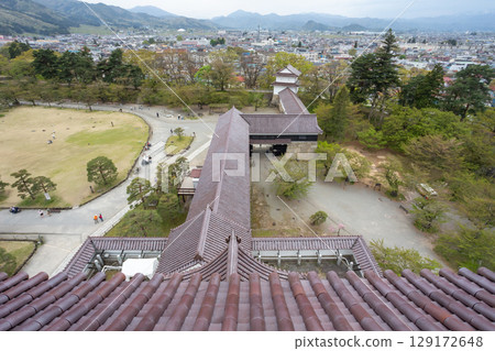 Bird's-eye view from Tsuruga Castle 129172648