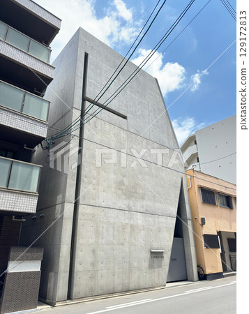 Kamigata Rakugo Association Hall (designed by Tadao Ando. Tenma, Kita-ku, Osaka) 129172813