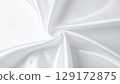 Swirling white silk texture 129172875