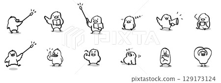 可愛又可愛的Hiyoko Sensei插圖集-線條畫 可愛又可愛的Hiyoko Sensei插圖集-線條畫 129173124