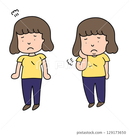 Troubled woman Troubled woman 129173650