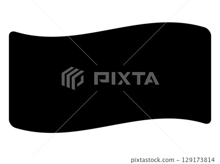 Black swaying square simple heading frame 129173814