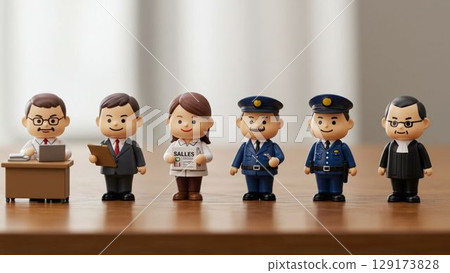 各職業的扭蛋模型 129173828